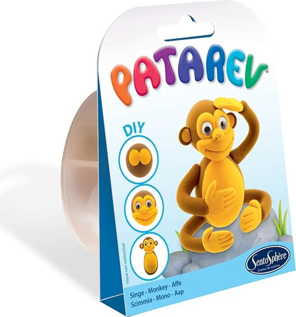 Pâte à modeler Patarev Pocket Singe Sentosphère - Activité manuelle 5 ans
