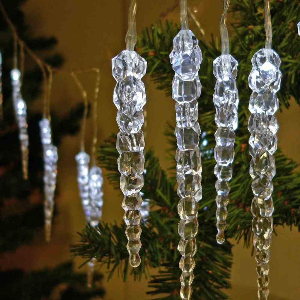 Guirlande lumineuse LED en forme de cône de glace avec 40 Image du produit 