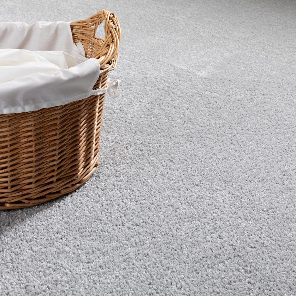 Steffensmeier Teppichboden Cambridge | Meterware Auslegware Wohnzimmer Schlafzimmer Kinderzimmer | grau | 100x1000 cm