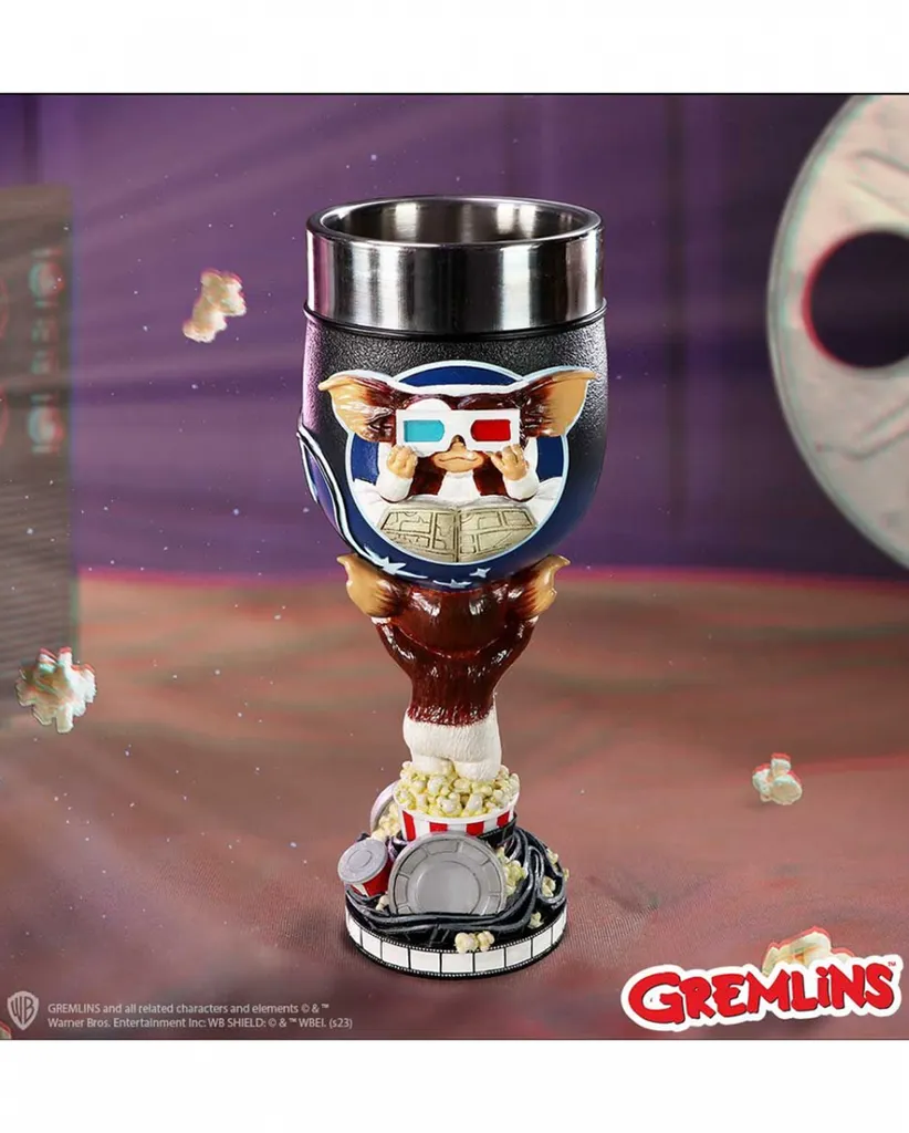 Gobelet Gizmo Gremlins avec Paille : Design 3D Ergonomique et Robuste - 10