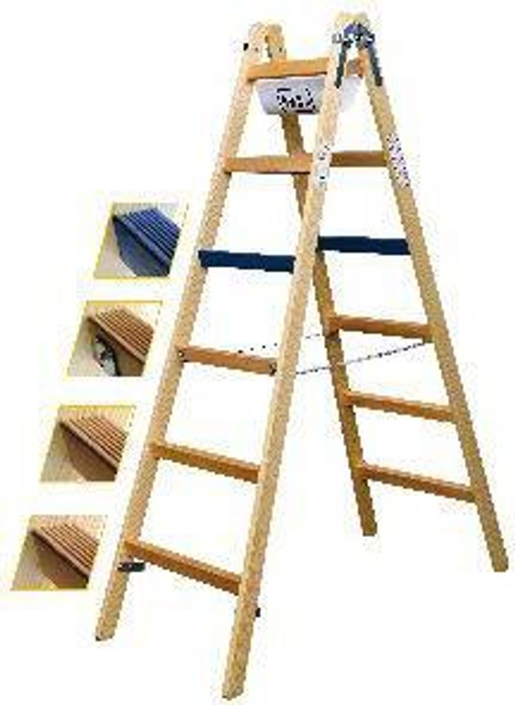 Iller-Leiter - Breitsprossenstehleiter "Professional", 512796