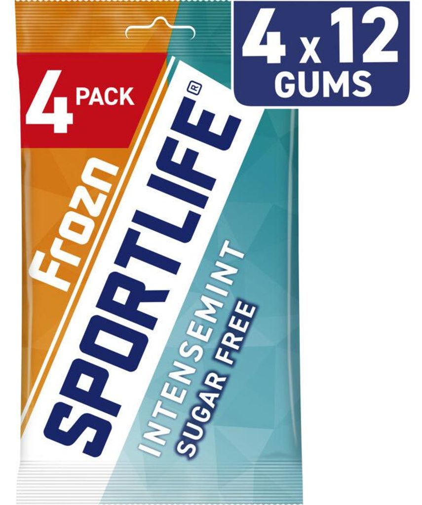 Sportlife Frozen Intense Kaugummi 72g – Zuckerfrei, Produktbild 