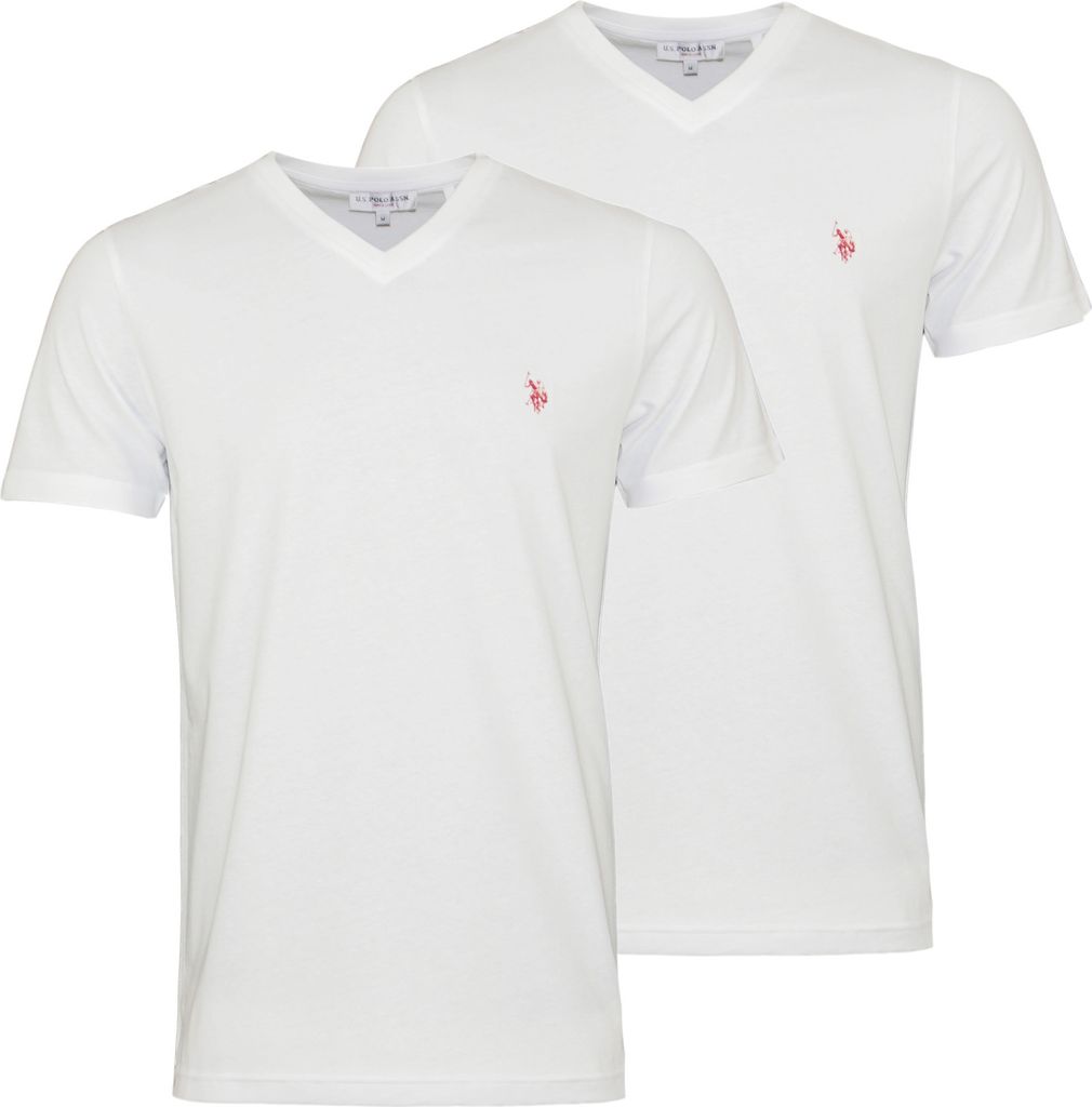 U.S. POLO Shirts 2er Pack V-Neck T-Shirts Produktbild 