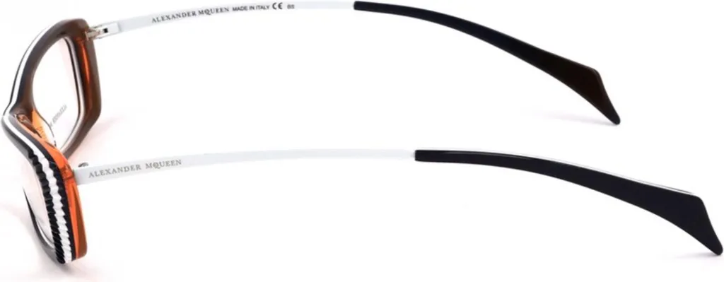 Lunettes de soleil Alexander McQueen AMQ4163W0C - Monture luxe rectangulaire - 3