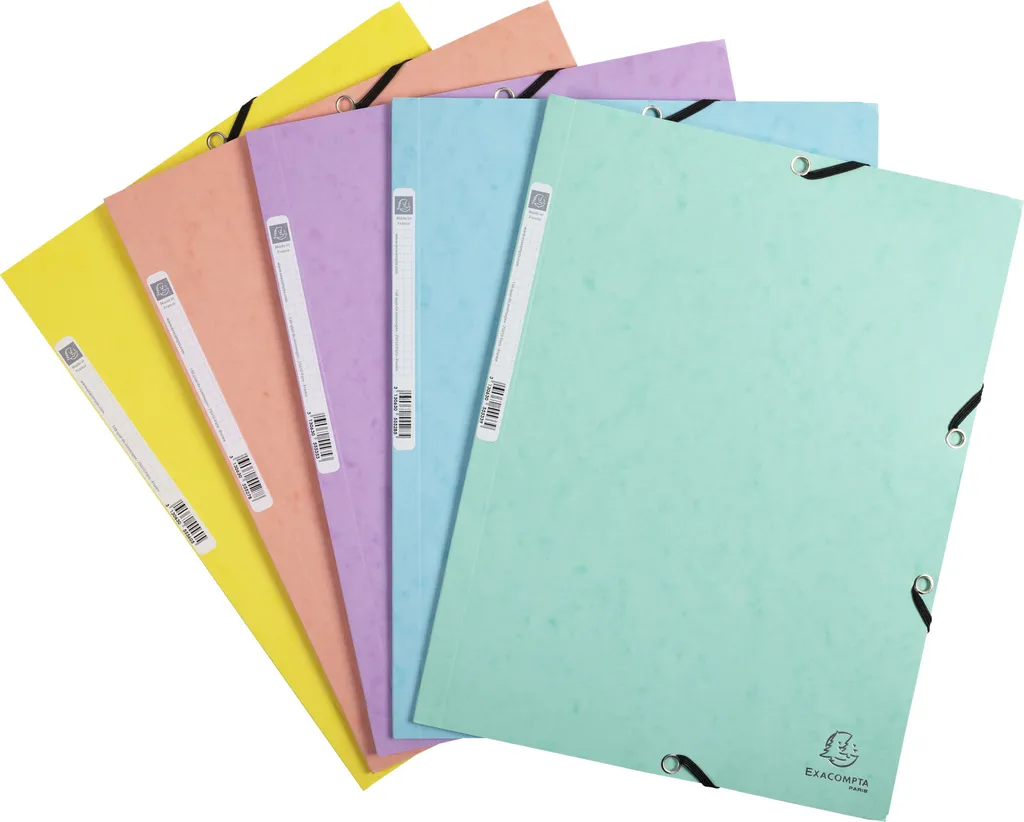 Classement A4 Efficace : 50 Chemises Aquarel Exacompta pour Documents