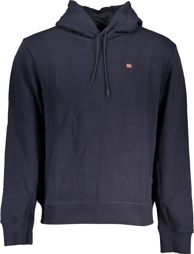 Napapijri Felpa con cappuccio blu navy Comfort : Taglia - S Immagine del prodotto 