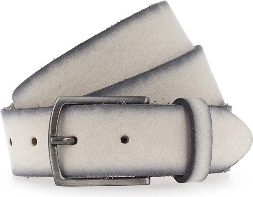 Vanzetti Leder Gürtel 35mm Leather Belt W115 Eggshell creme