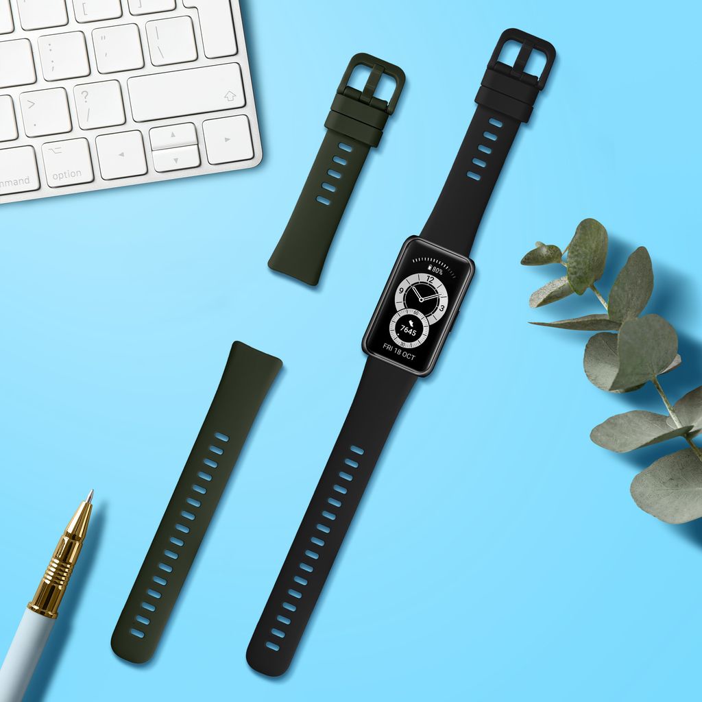 kwmobile 2x Sportarmband kompatibel mit Huawei Band 10 / 9 Produktbild 2