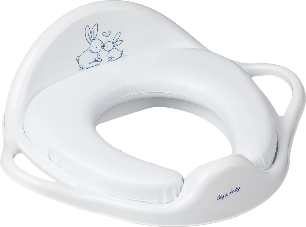 Riduttore WC Bunny Bianco TEGA BABY - Per Momenti di Crescita Felici