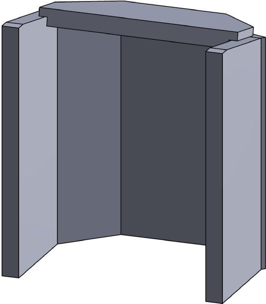 Feuerraumauskleidung - Passend für Hark ANTARIS1** & weitere Kaminöfen Modelle inkl. Modellübersicht - für Verschiedene Kamin & Ofenmodelle - K...