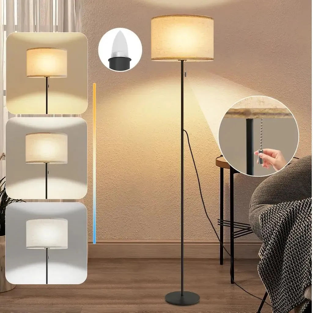 Lampadaire LED Anti-Éblouissement pour Éclairage Doux Salon et Chambre