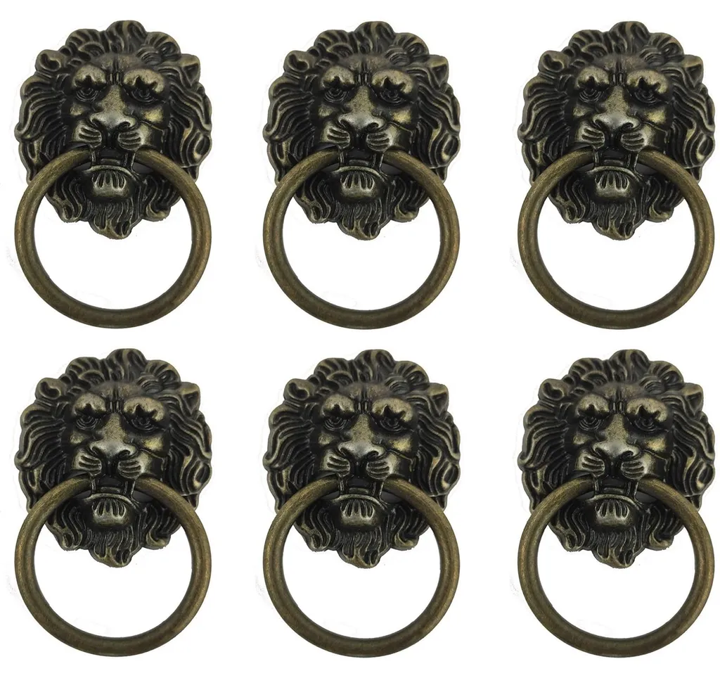 Poignée de meuble lion ergonomique pour ouverture facile tiroir lourd