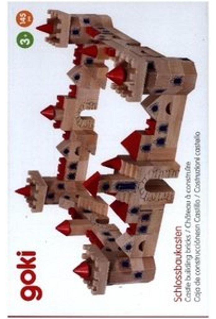 Goki Castle building bricks, Bausatz, 3 Jahr(e), Holz, 145 Stück(e), 4,06 kg