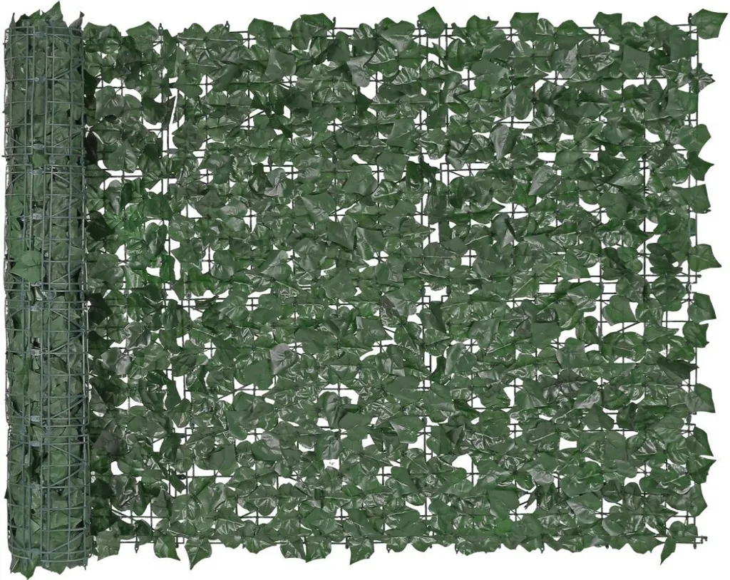 Clôture pare-vue lierre 99x249cm avec connexion renforcée pour jardin