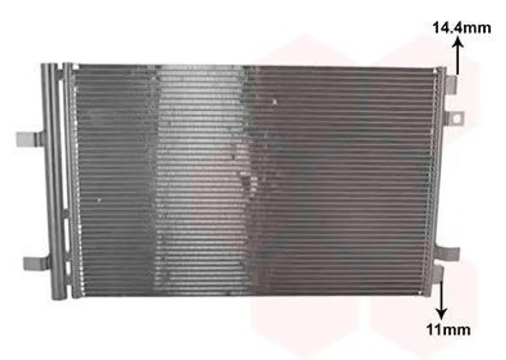 Condenseur VAN WEZEL 40015707 pour PEUGEOT 508 II SW avec Déshydrateur
