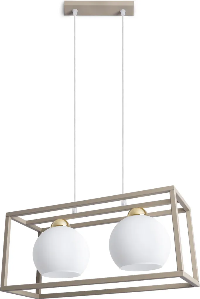 Suspension design Eliza : l'éclairage anti-éblouissement doré chic