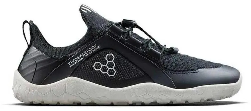 Chaussures Trail Barefoot Enfant Vivobarefoot Primus Trail Knit FG Noir 38