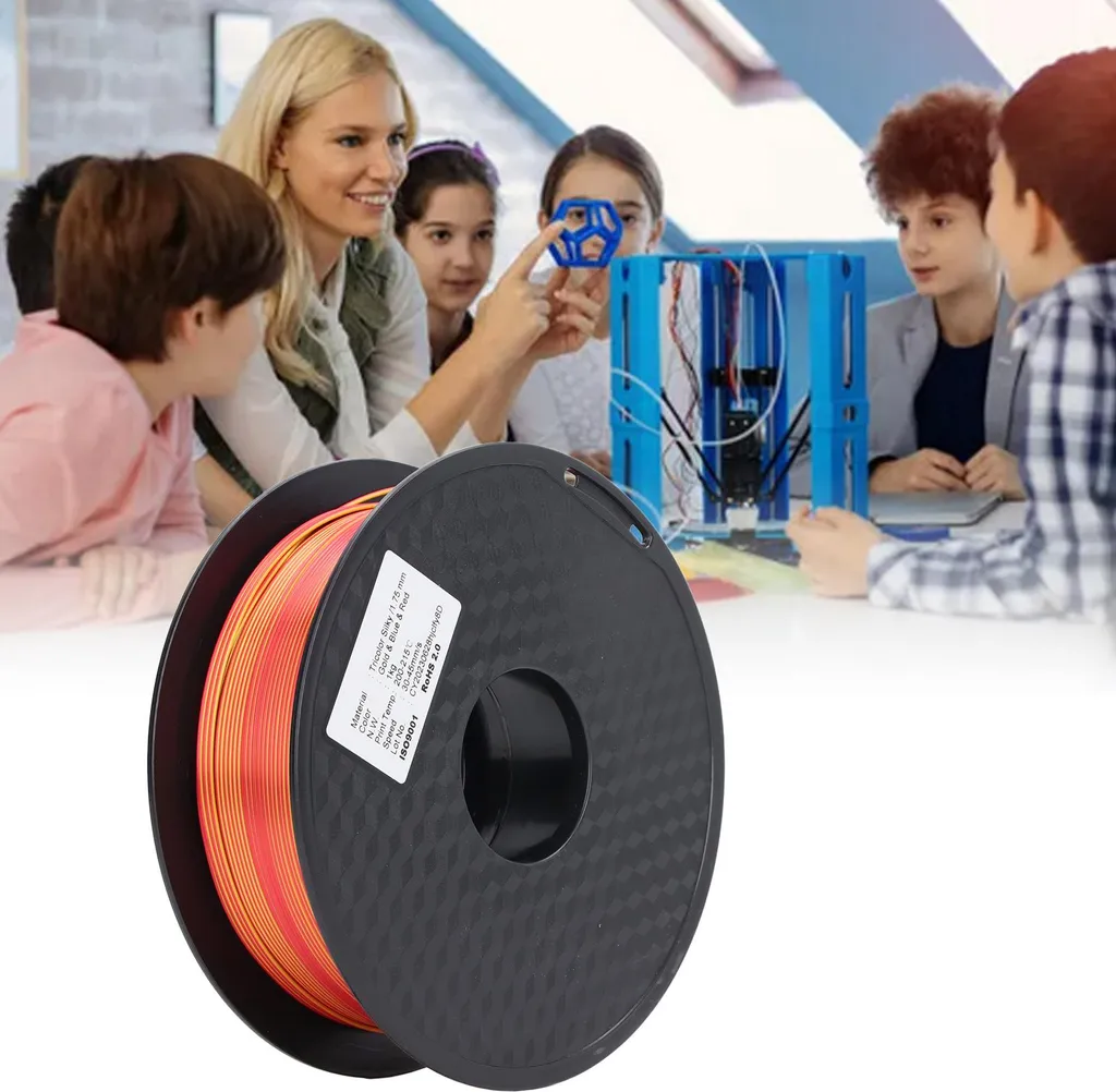 Filament PLA 1.75mm Or Bleu Rouge souple pour impression 3D de précision - 11
