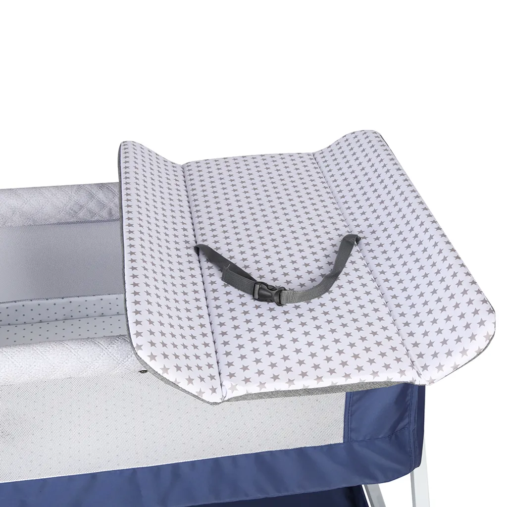 Lit de nuit bébé pour cododo, balancelle apaisante et table à langer