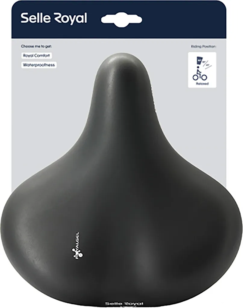 Selle Royal Gipsy Selle de Vélo Relaxed avec Ressorts de Confort Noire