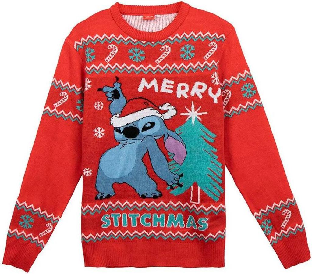 Cerda Group Christmas Stitch Pullover Rot L Herren,Damen Rot L