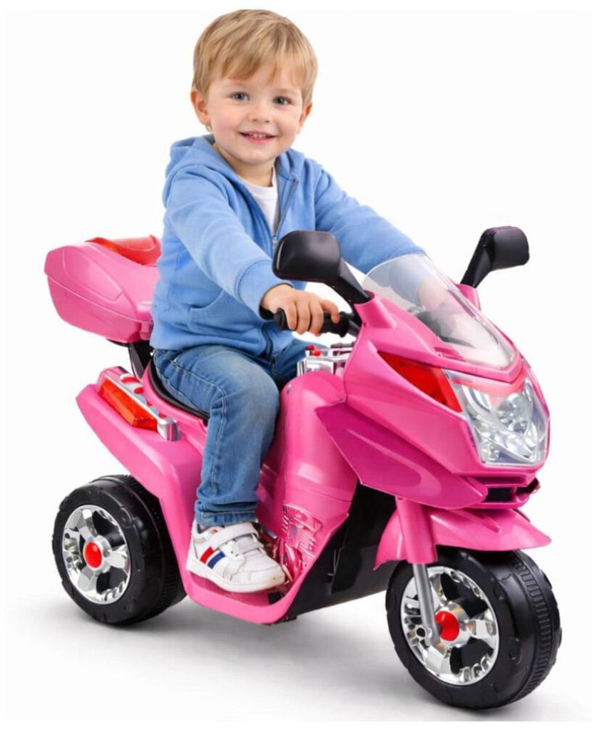 Detská motorka – dobíjateľná motorka HC8051 – ružová Obrázok produktu 