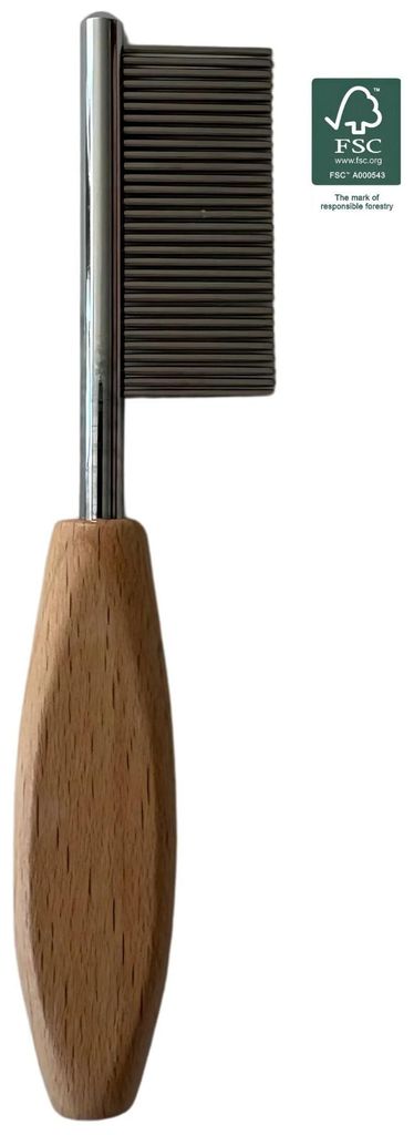 Boris & Lotje Gesichtsklammer Hund 10,6 x 1,9 cm Nachhaltiges Birkensperrholz - Pro Stück