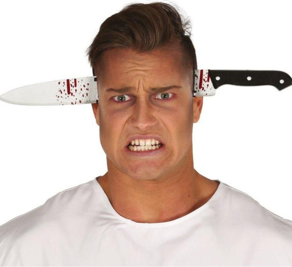 Sombrero de pelo  con forma de cuchillo de terror para Imagen del producto 