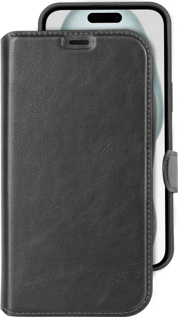 Portafoglio sottile 2 in 1 per iPhone 15 Plus