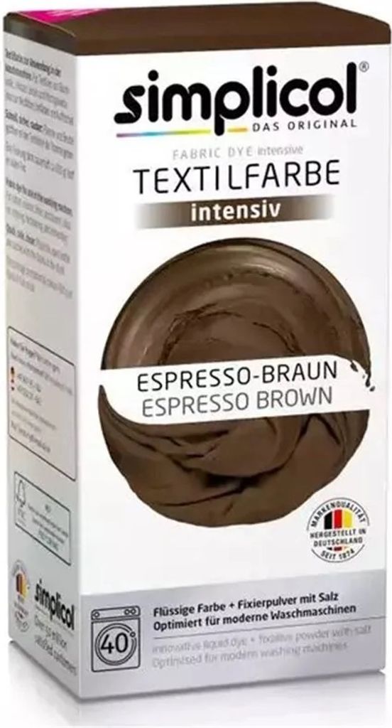 Simplicol Textilfarbe Intensiv Bronze Espresso 560G Image du produit 