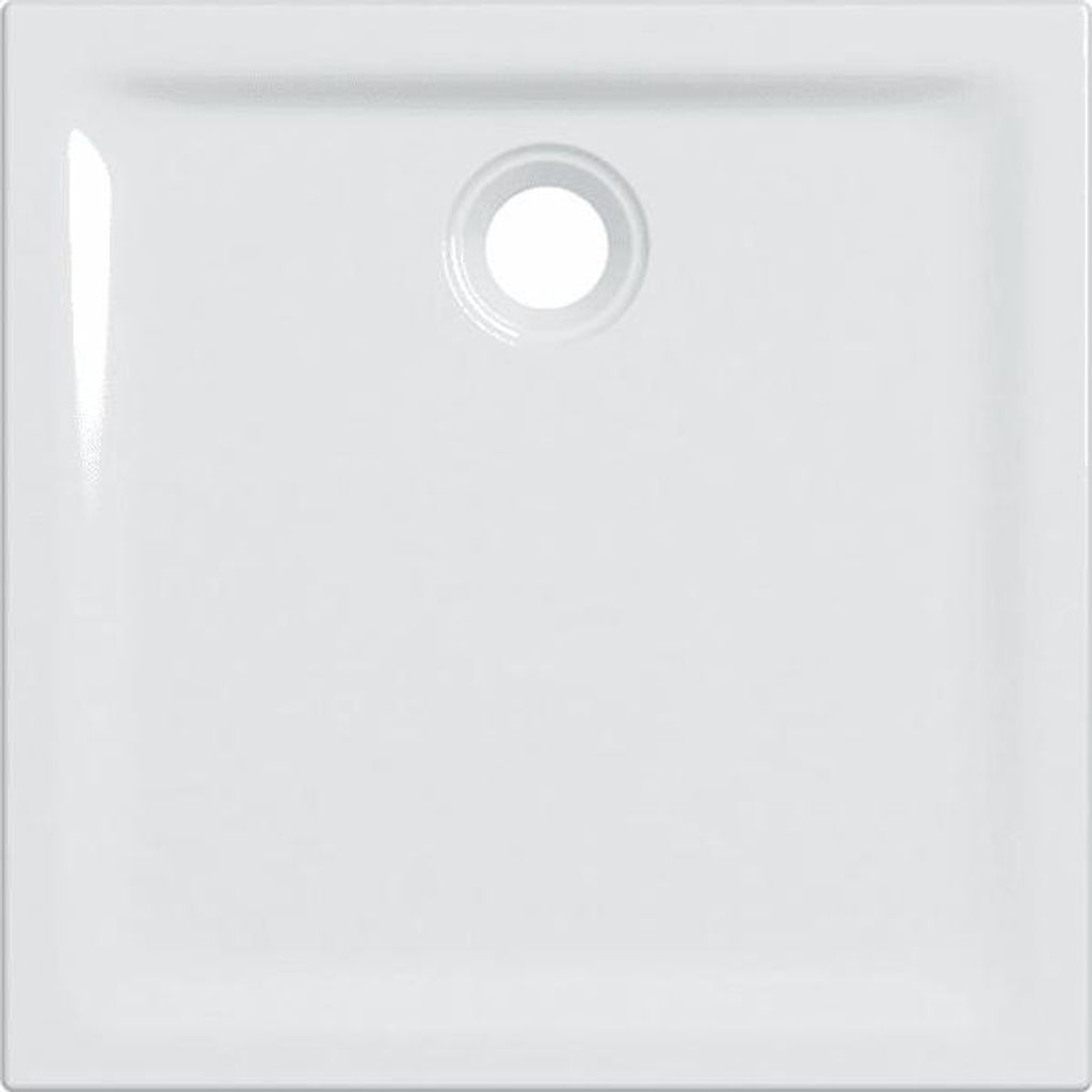GEBERIT Renova keramische Duschwanne - 90 x 90 extraflach als Aufsatz-/Unterputzbecken - 00721800000AG3