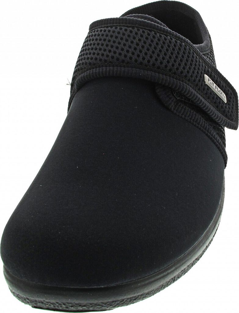 Fly Flot Herren Hausschuh geschlossen Klettverschluss Mesh Produktbild 11