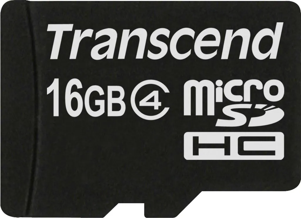 Transcend MicroSDHC 16GB Classe 4 - Memoria Affidabile per Vecchi Dispositivi