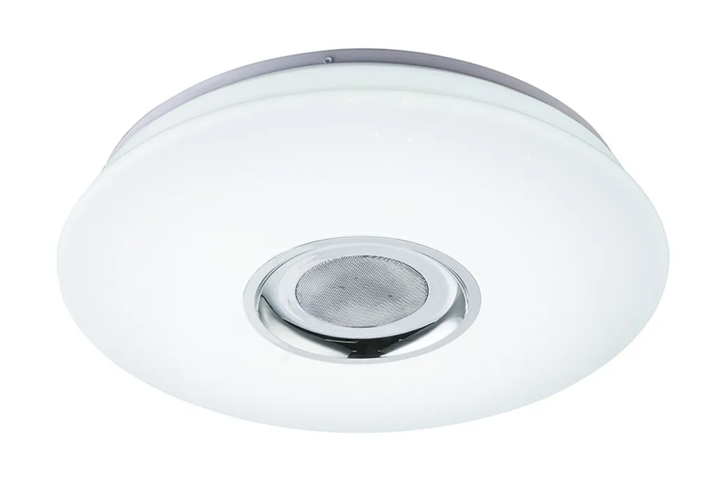 Plafonnier Blanc NICOLE 40 cm : Éclairage Puissant pour Plafond Bas