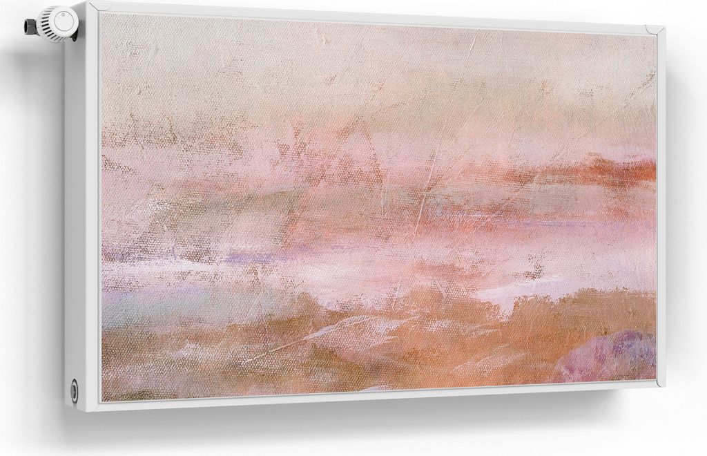 DEQORI Magnetmatte Heizung beschreibbar 100x60 cm 'Pastell-Horizont' Magnetfolie