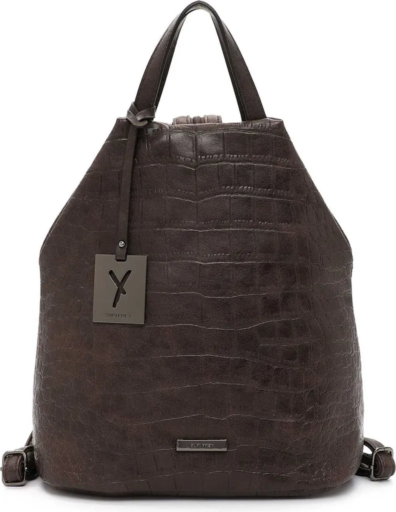 Suri Frey SFY Hadley Backpack Brown - Zaino Donna Marrone Scuro Elegante