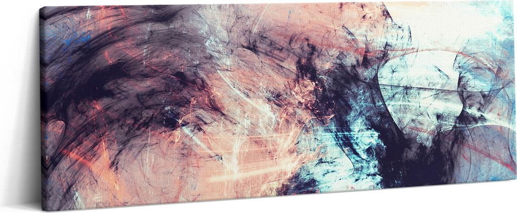Abstraktes Bild – Leinwandbild Wandbild – 125x50 cm – Leinwandbilder – Wandbilder – Schlafzimmer – Flur