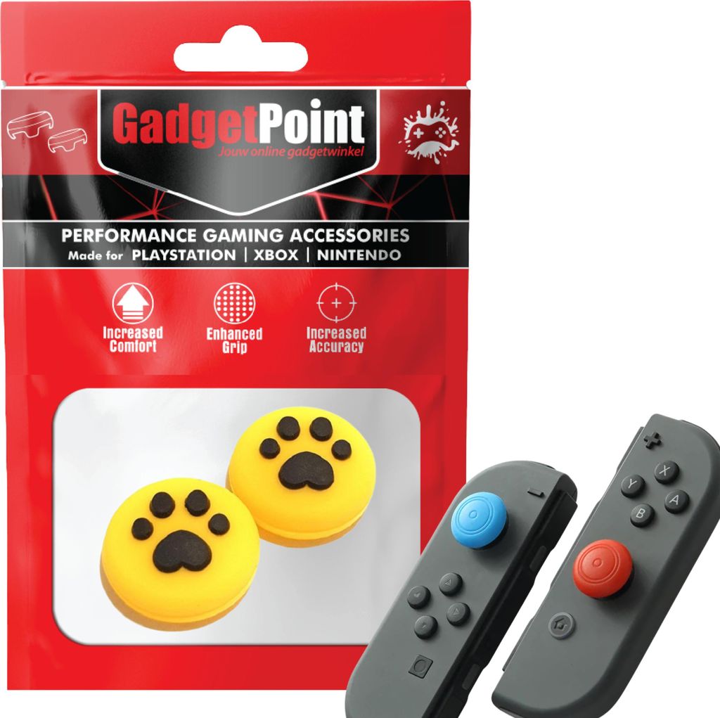 Thumbgrips - Thumb Grips voor Nintendo Switch Joy-Con Controllers - Gaming Thumbgrips - Performance Anti-Slip Thumbsticks - Bescherming Accessoires...