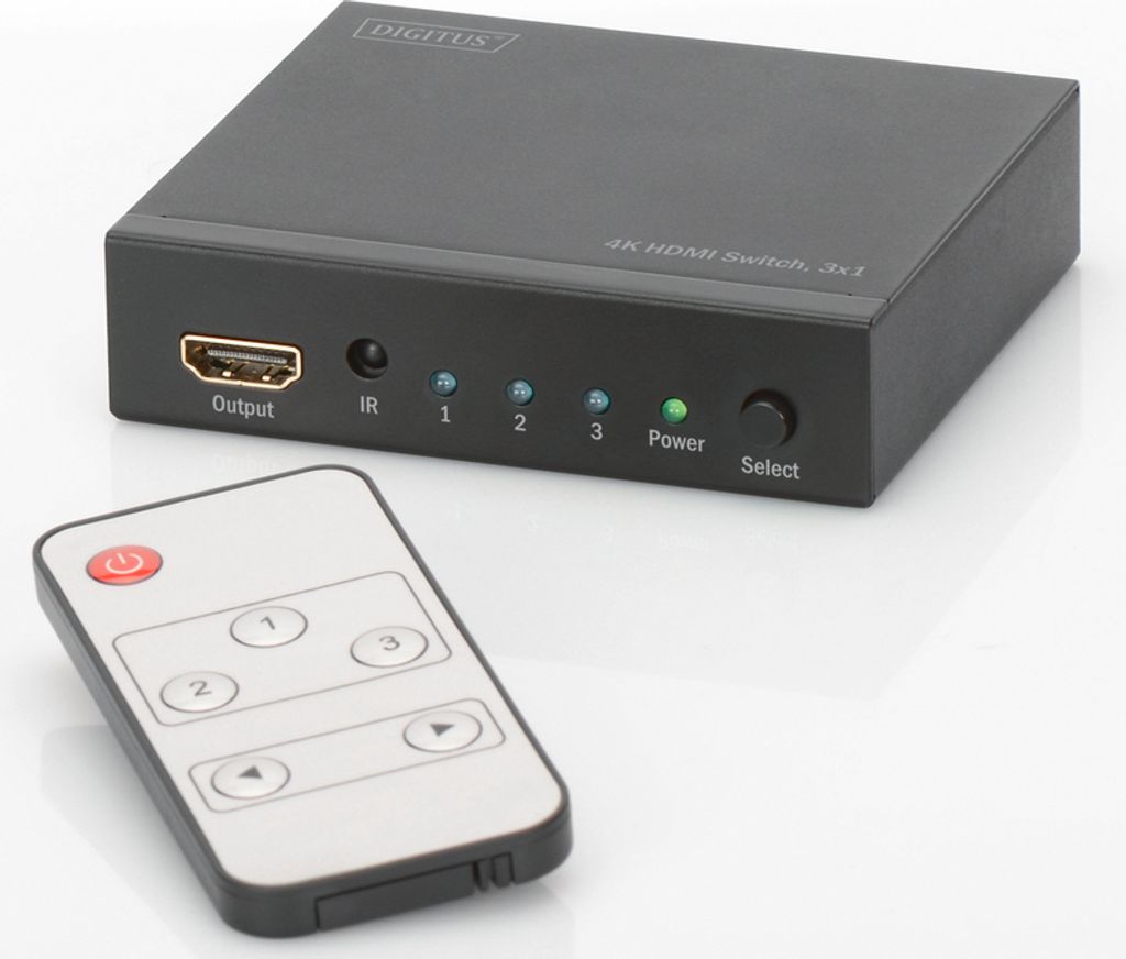 DIGITUS 4K HDMI Switch 3-fach schwarz