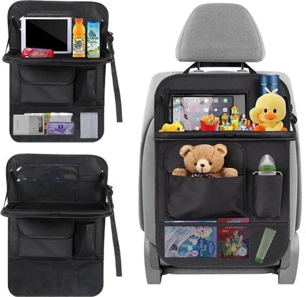 Organiseur voiture pour enfant fini le désordre avec table pliante