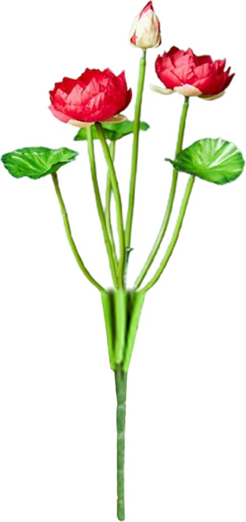 künstliche Blüten realistisch ohne verdorrende dekorative künstlich seiden getrocknete natürliche Blüten für Zuhause-Rot