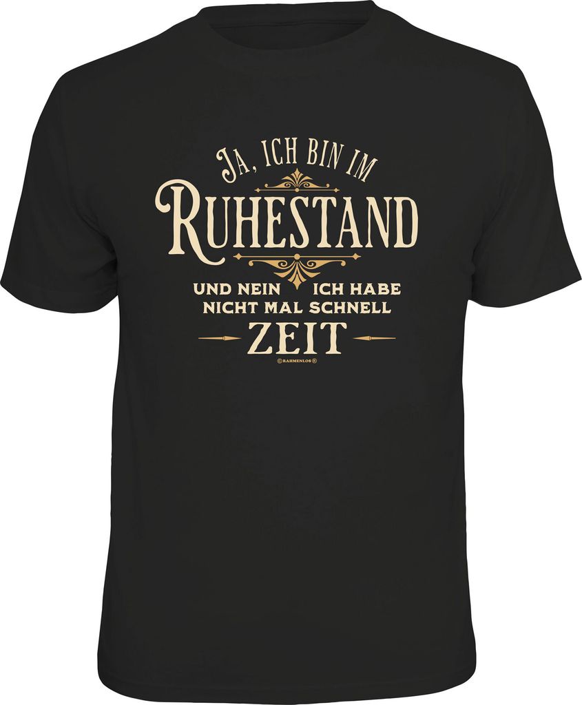 Rente - Textilien - Bin im Ruhestand