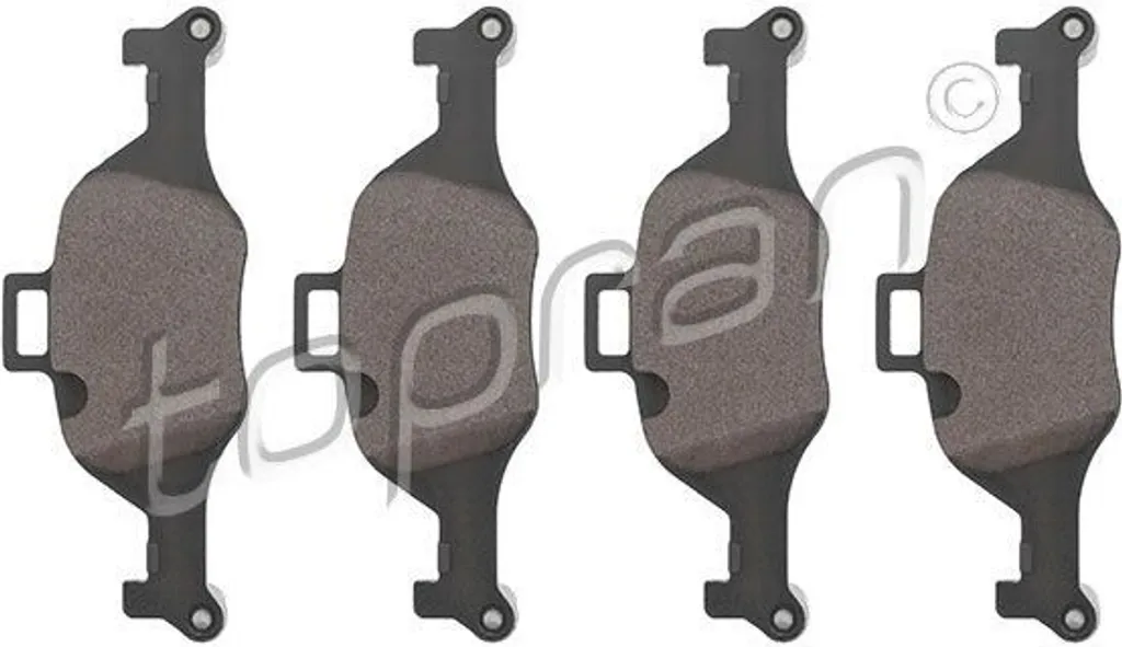Garnitures de frein haute endurance TOPRAN 624 525 pour BMW X4 F98