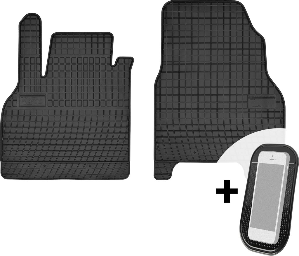 Gummimatten Auto Fußmatten Automatten Passgenau 2-teilig Set - passend für Mercedes-Benz Citan Renault Kangoo ab 2008
