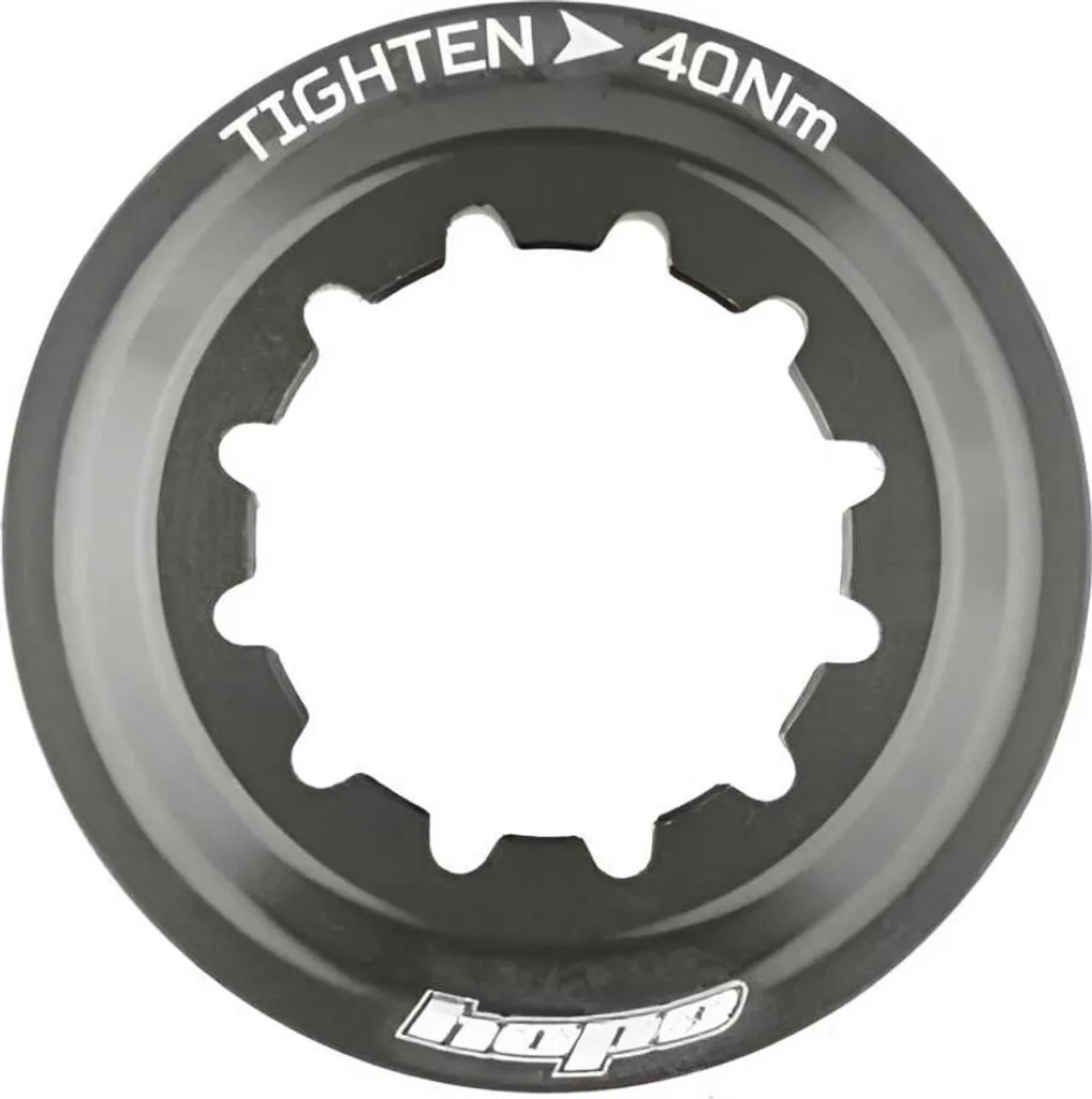 Ecrou de serrage Hope Centerlock Argent pour montage disque de frein
