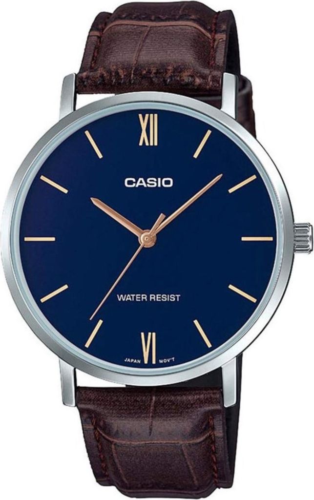 Casio Herrenuhr MTP-VT01L-2BUDF Schwarz (Ø 40 mm)
