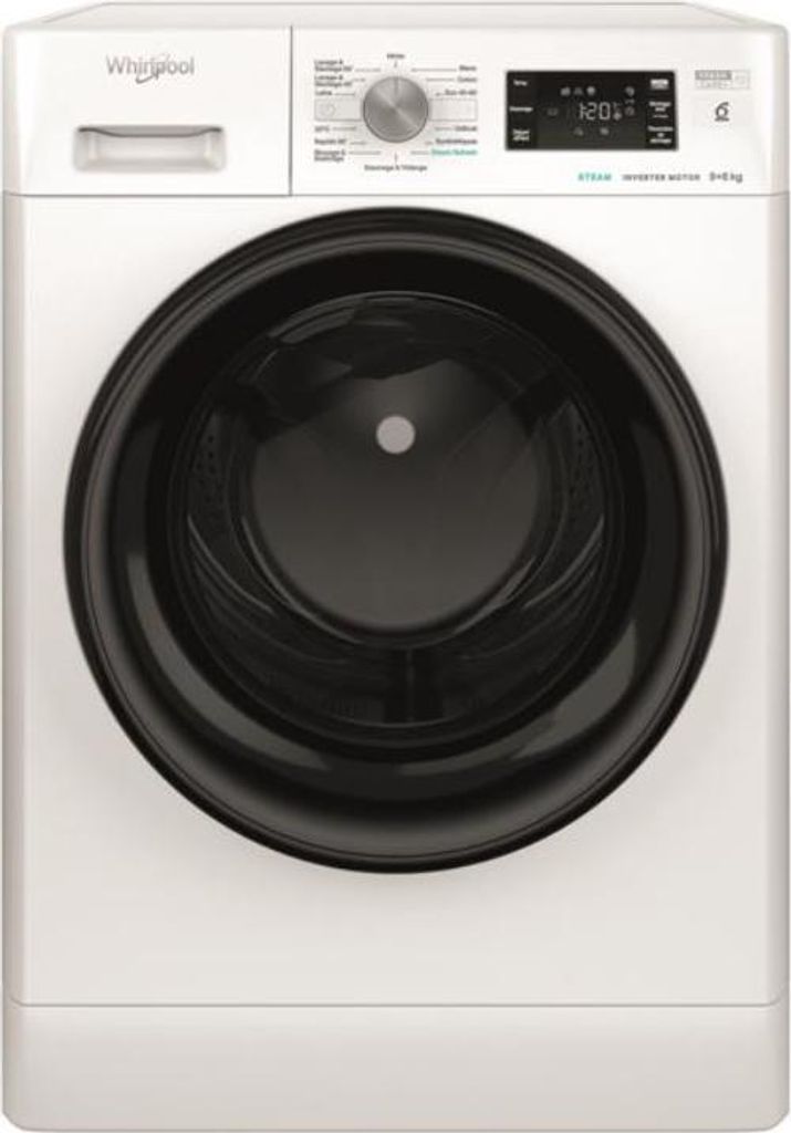 Waschtrockner 9/5 kg 1400 u/min Whirlpool FFWDB964489BVFR Produktbild 