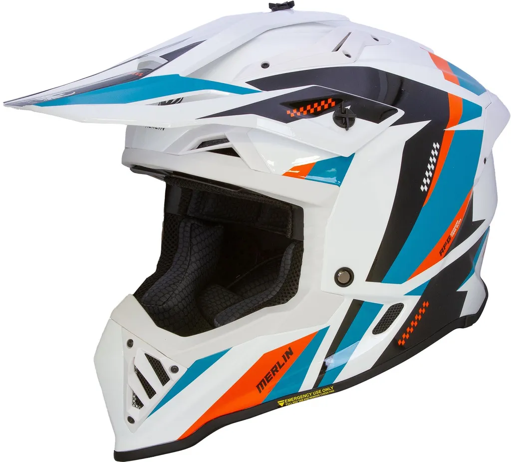Casque Motocross Merlin Recon Gravel : Protection et Maintien Taille L