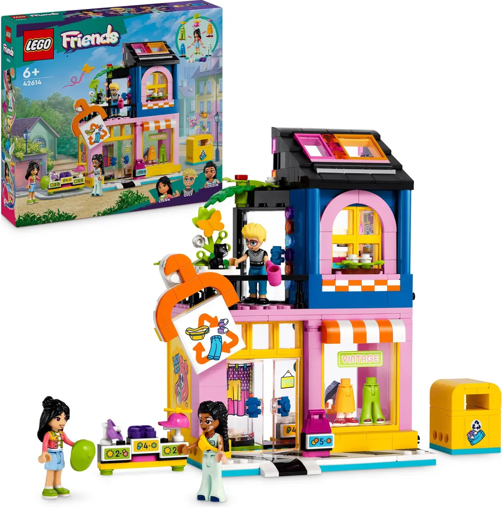 LEGO Friends 42614 Magasin Vintage : Apprendre le Recyclage en Jouant