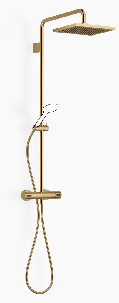 Dornbracht Showerpipe mit Brause-Thermostat ohne Handbrause, Ausladung Standbrause 450mm, Kopfbrause 300x240mm, 34459980-39